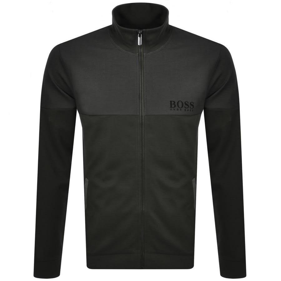 Alternative Image for ProductBOSS Bodywear Full Zip Sweatshirt Green1